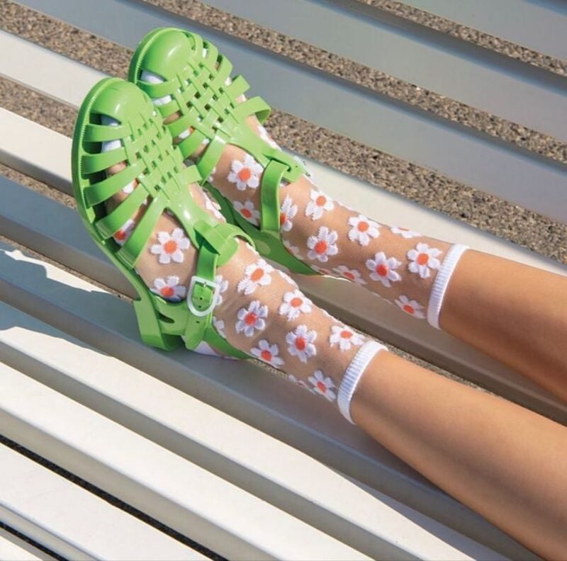 Giày sandal nhựa dẻo nữ