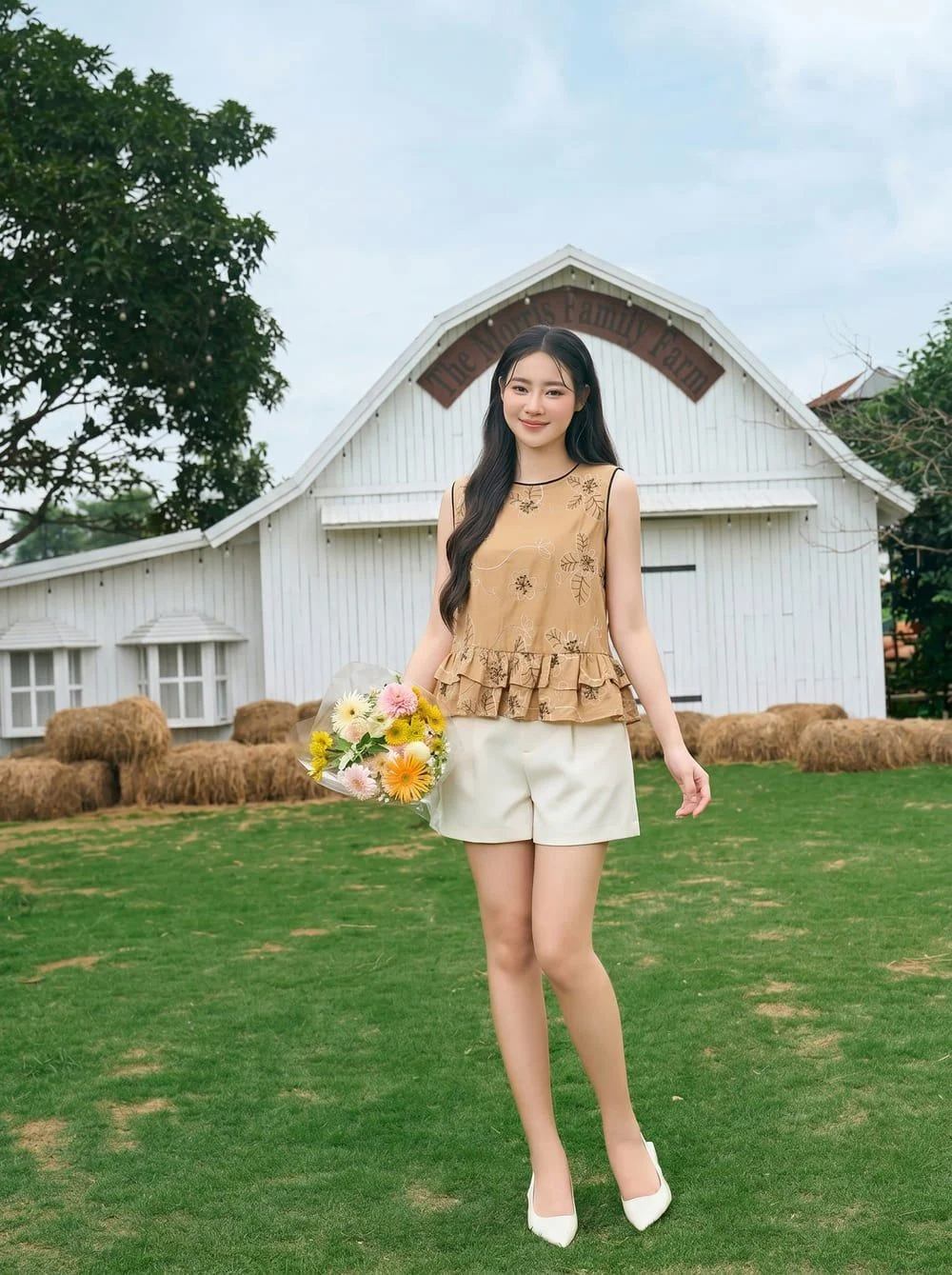 Top 6 kiểu áo nàng thơ điệu đà, duyên dáng