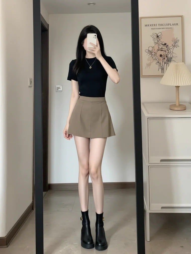 Mặc váy chữ A nên mang giày gì