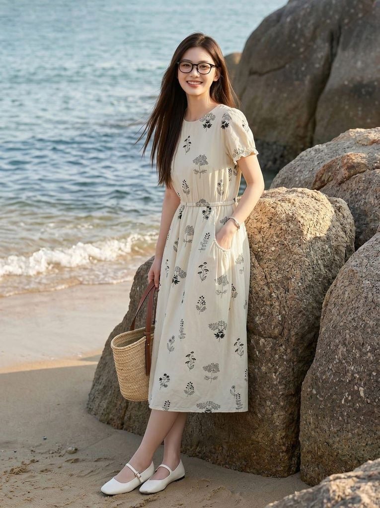 Mặc váy chữ A nên mang giày gì