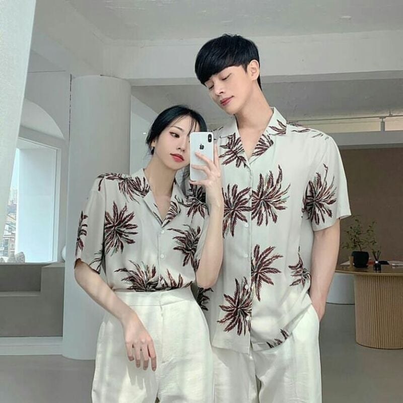 áo sơ mi đi biển