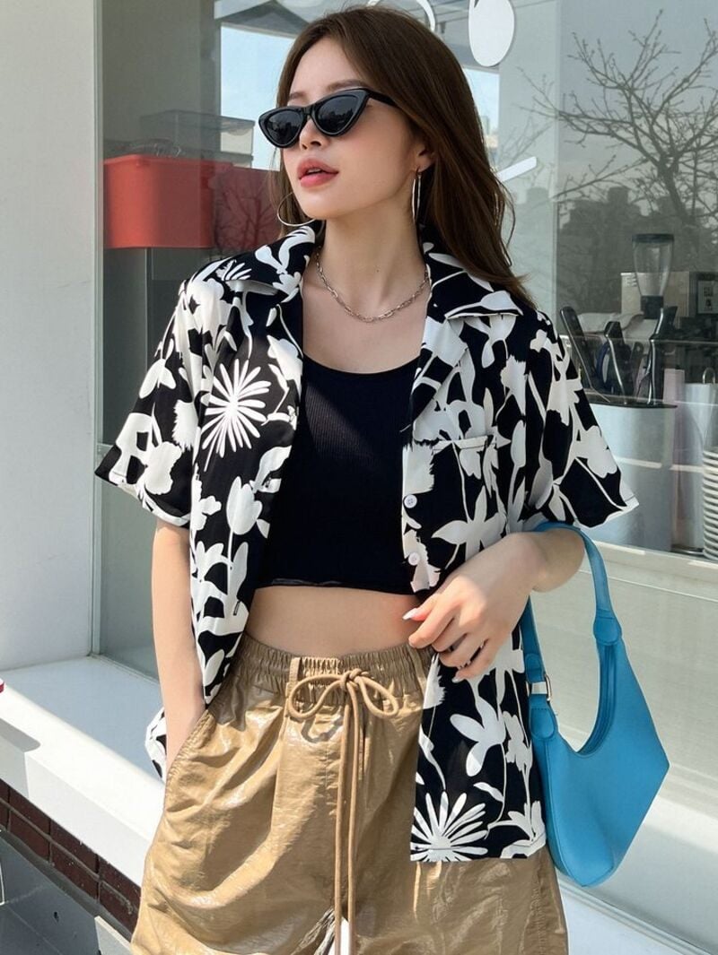 áo sơ mi đi biển