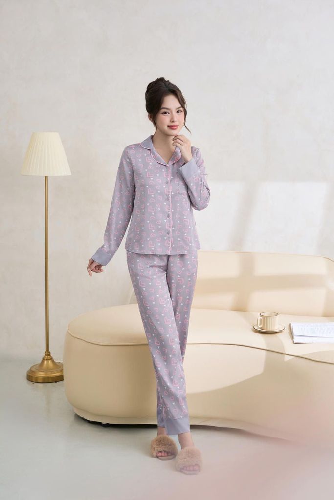 mẫu đồ bộ lụa satin cao cấp