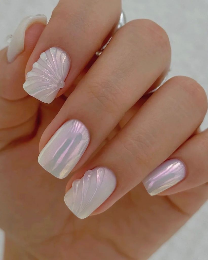 mẫu nail xà cừ đẹp