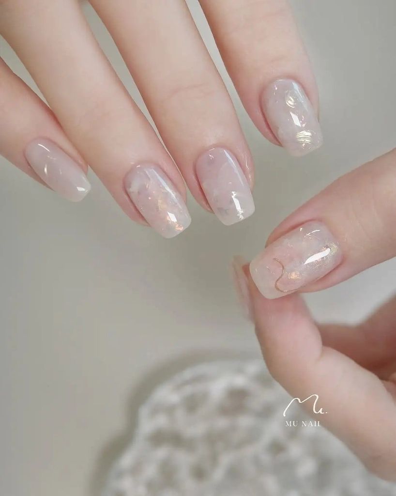 mẫu nail xà cừ đẹp