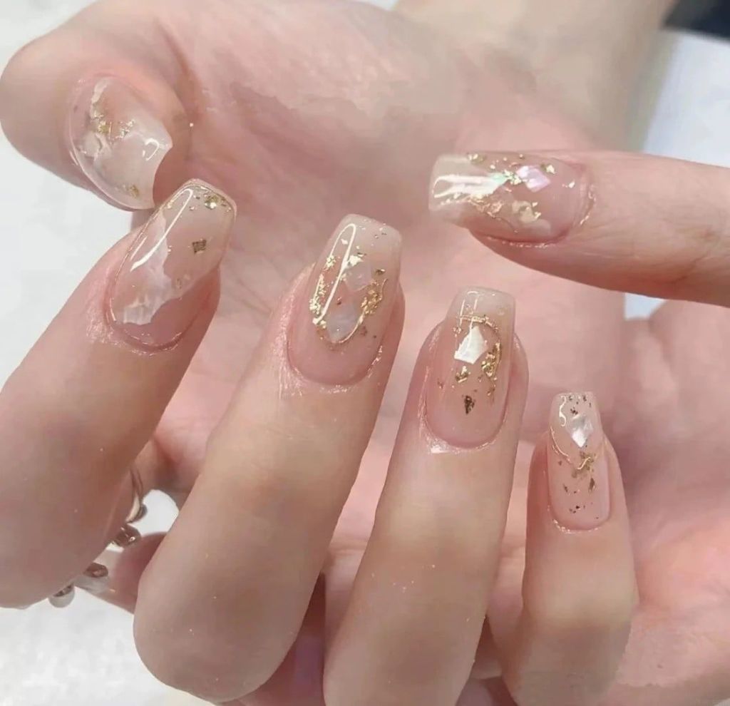 mẫu nail xà cừ đẹp