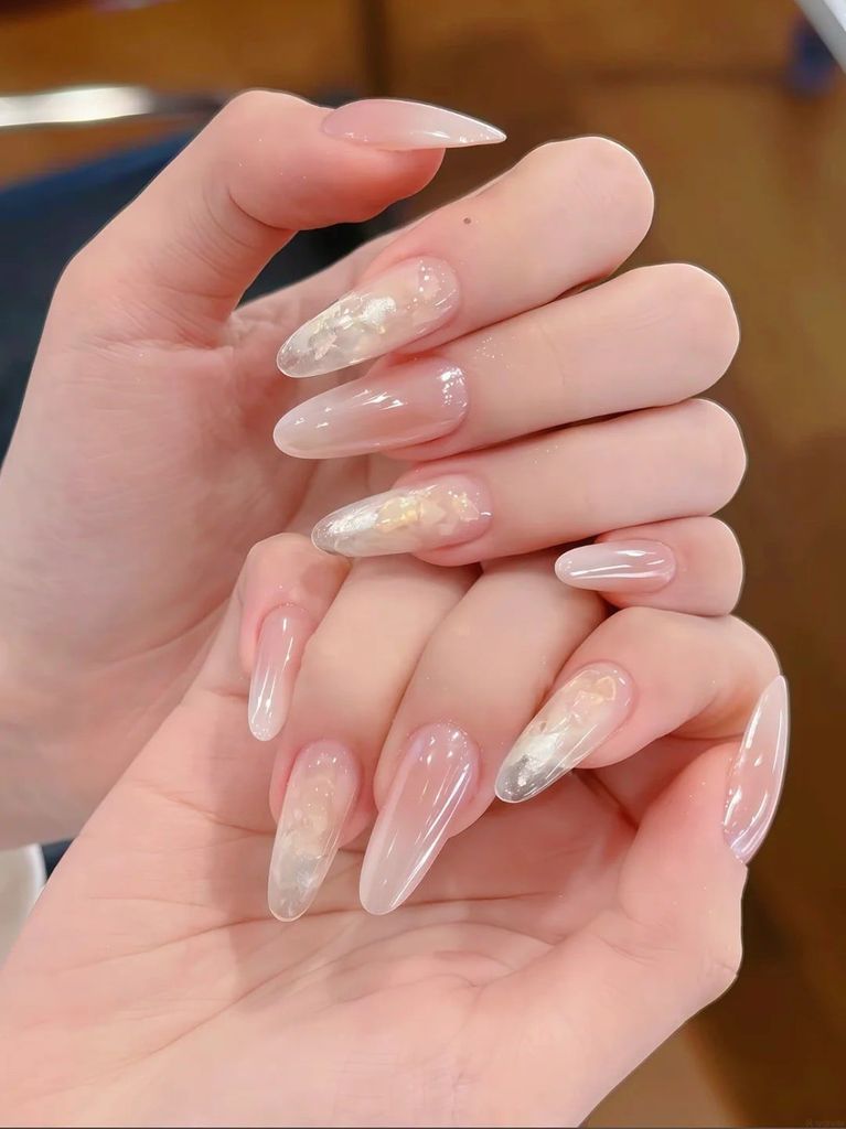 mẫu nail xà cừ đẹp