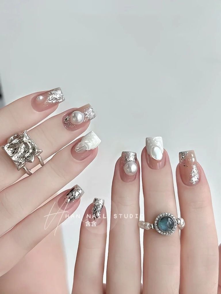 mẫu nail xà cừ đẹp