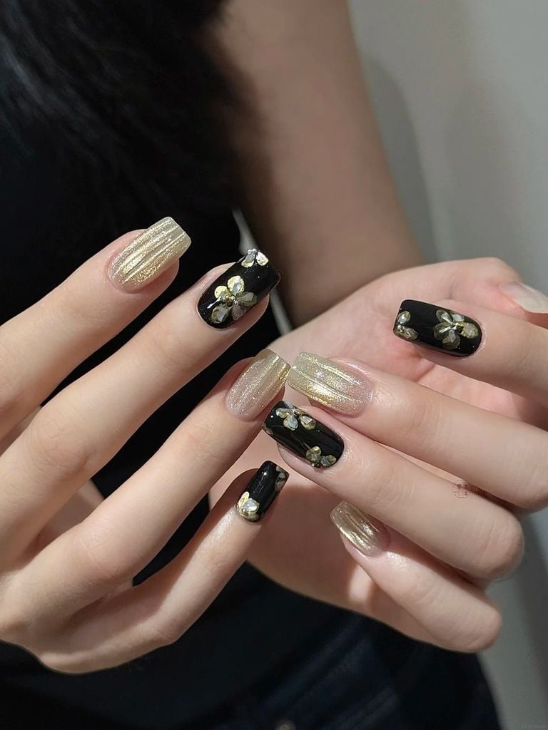 mẫu nail xà cừ đẹp