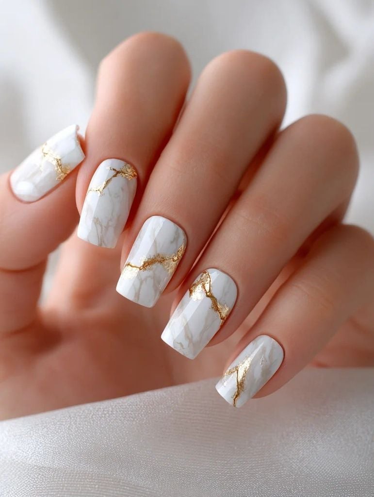 mẫu nail xà cừ đẹp