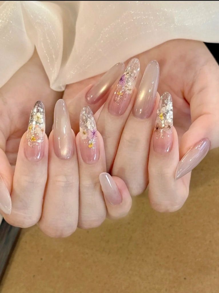 mẫu nail xà cừ đẹp