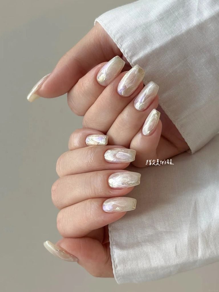 mẫu nail xà cừ đẹp