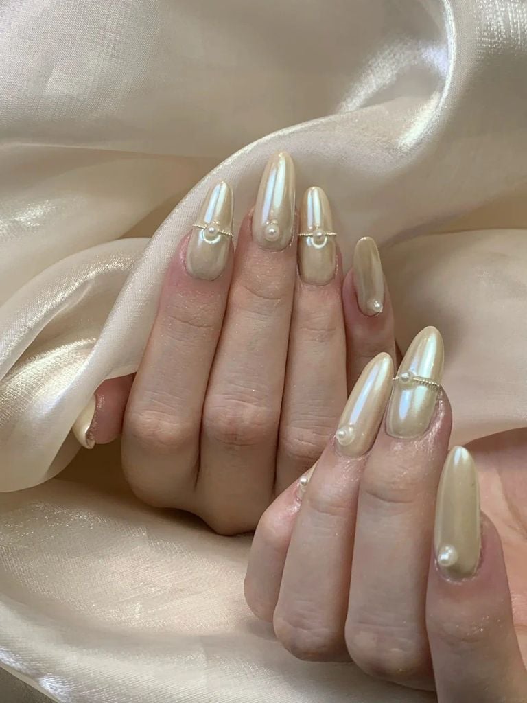 mẫu nail xà cừ đẹp