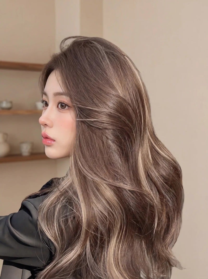 màu tóc cho da ngăm đẹp, tôn da