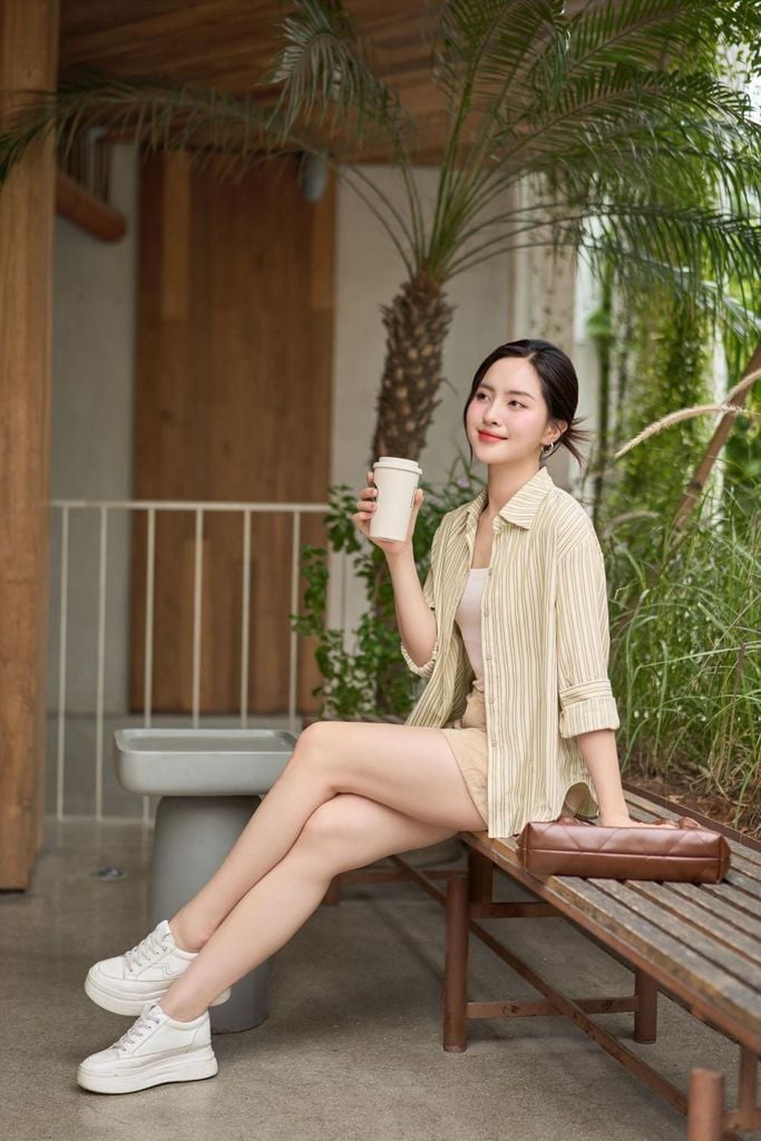 phối đồ đi biển
