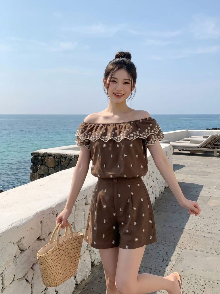 cách phối đồ đi biển đẹp