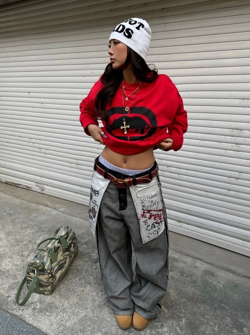 phối đồ streetwear