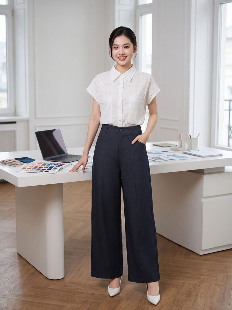 Quần culottes cho người béo