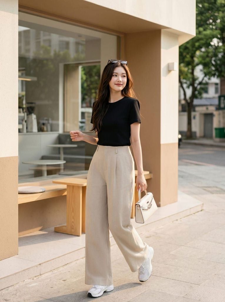 quần culottes cho người thấp