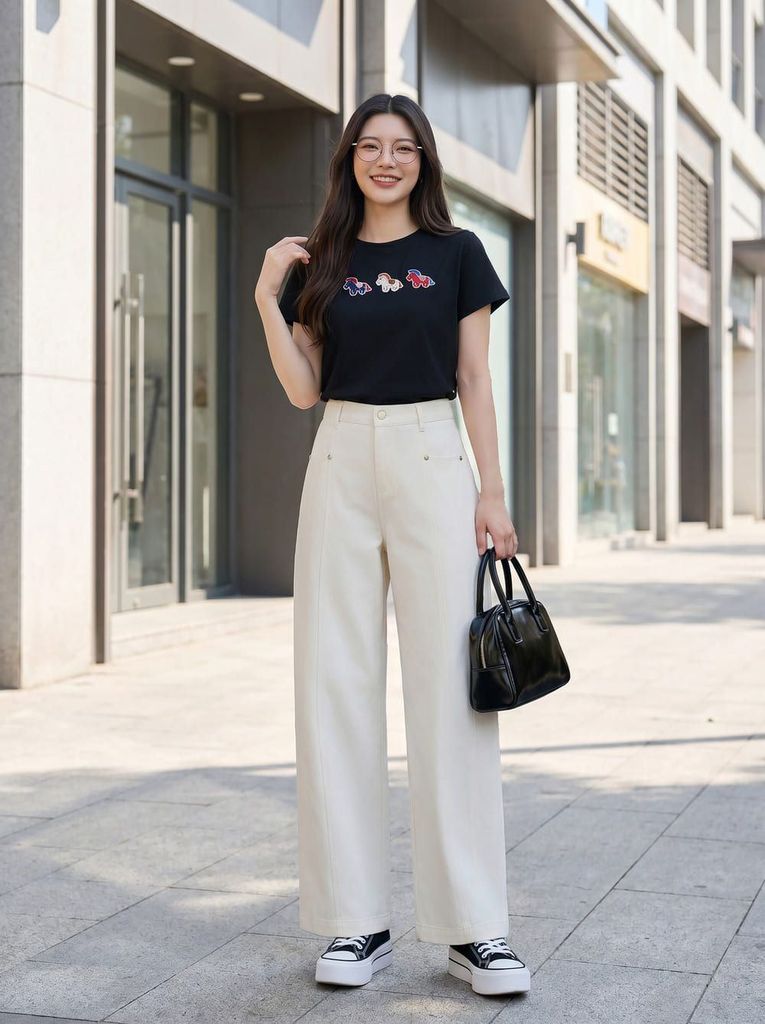 Quần culottes dài