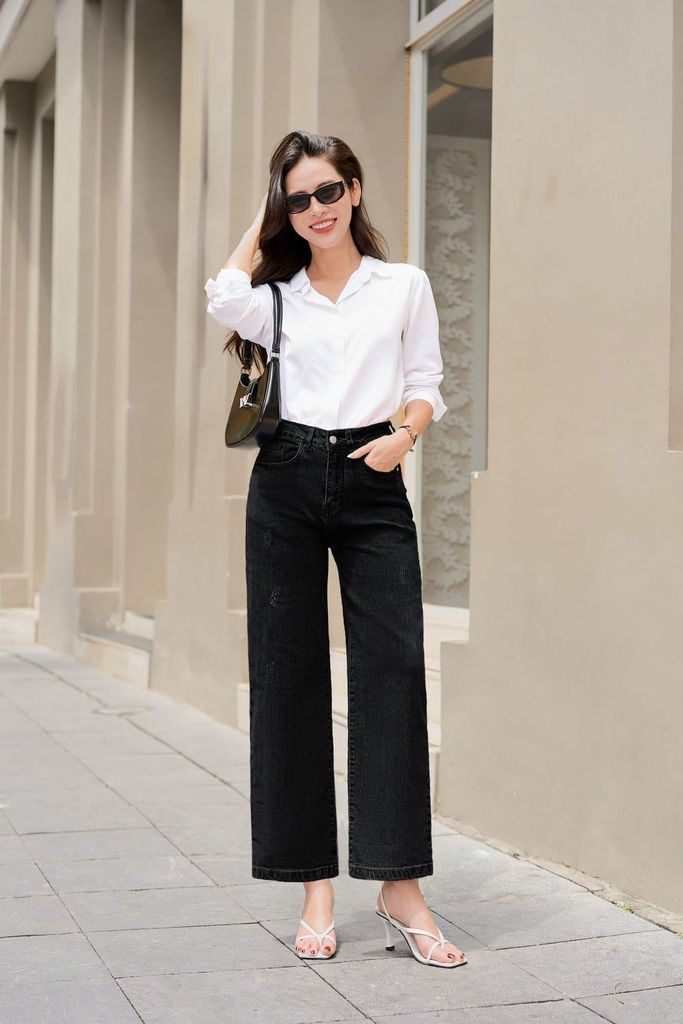Quần culottes dài