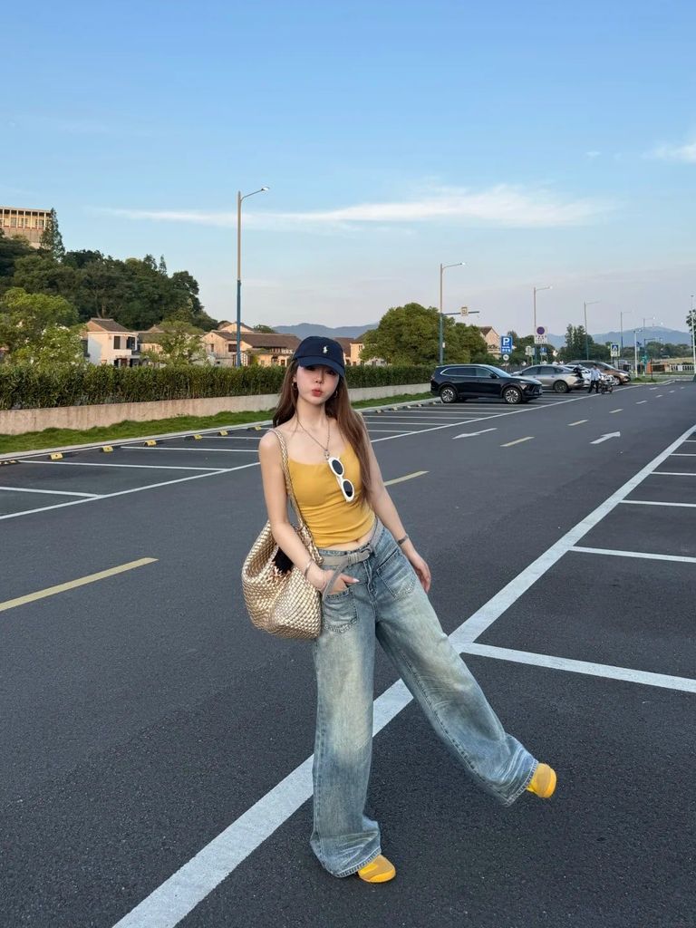 quần culottes jean