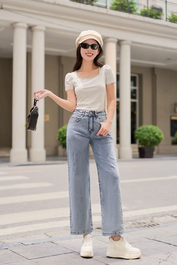 quần culottes jean