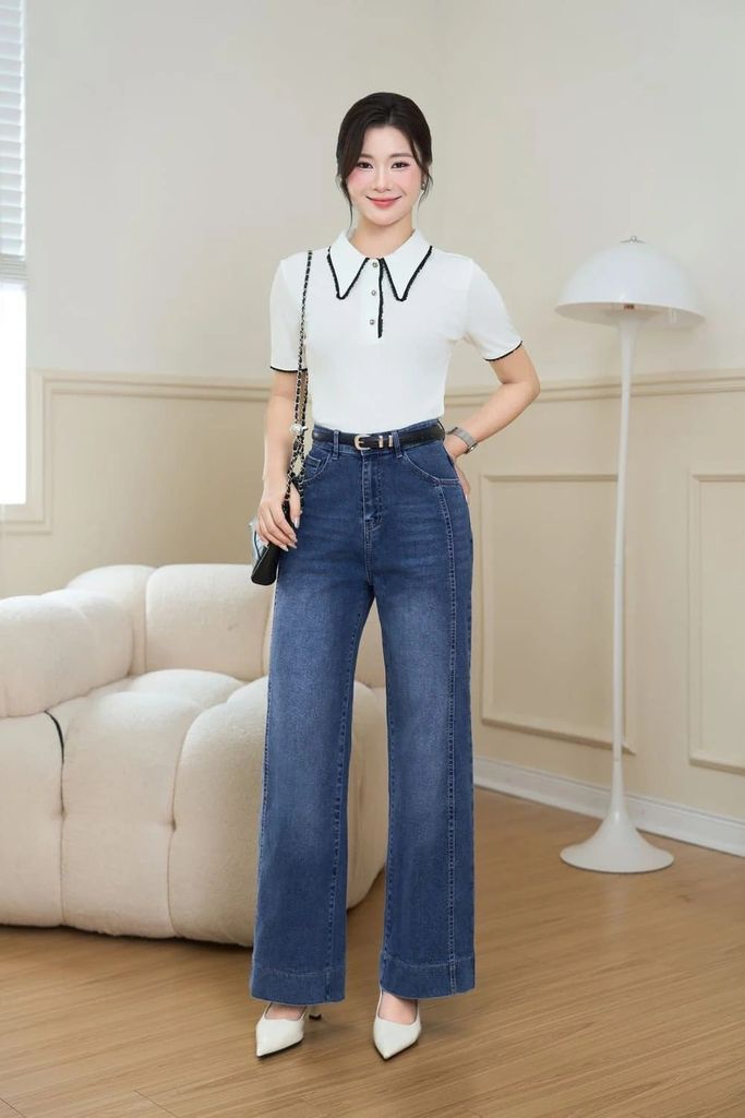 quần culottes jean