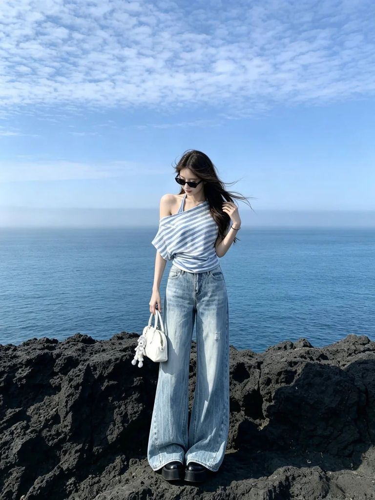 quần culottes jean