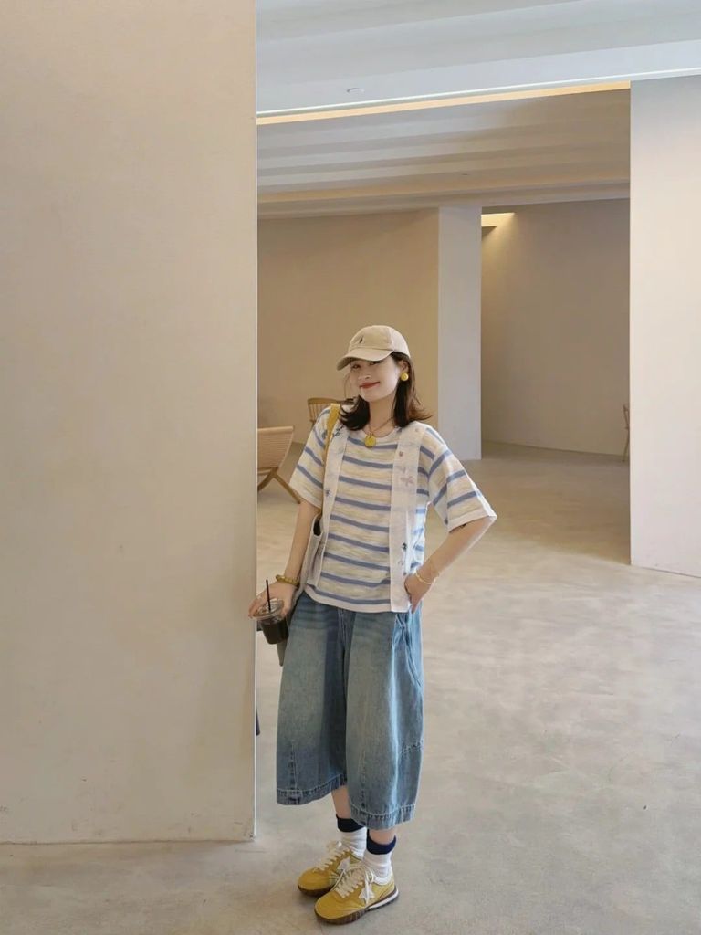 Quần culottes lửng