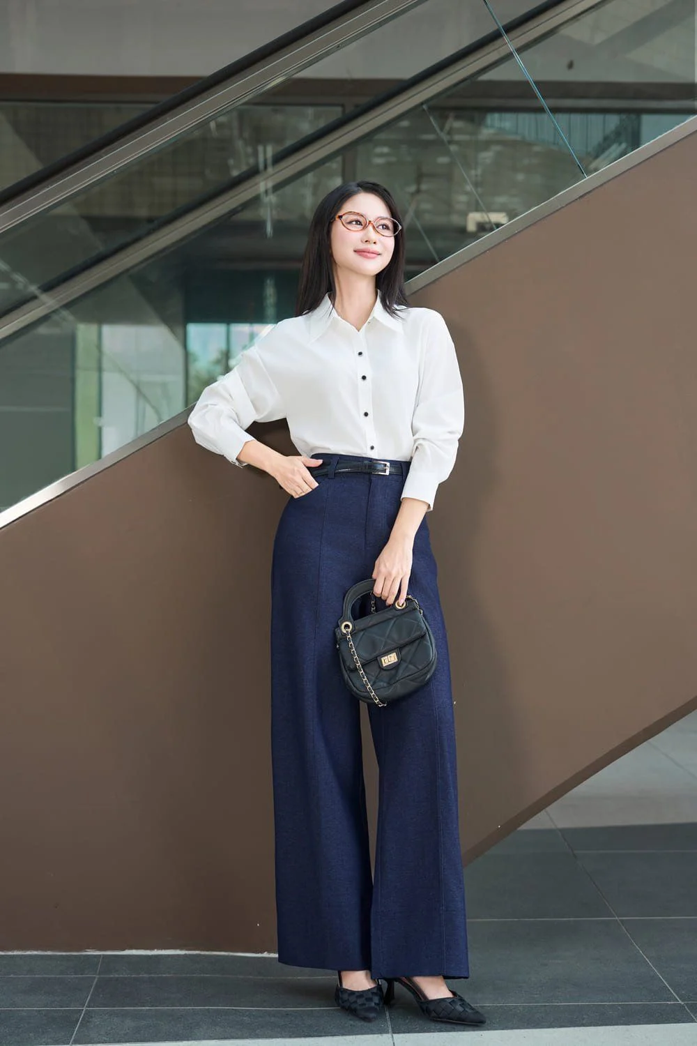 Set đồ rất trẻ trung với jean culottes