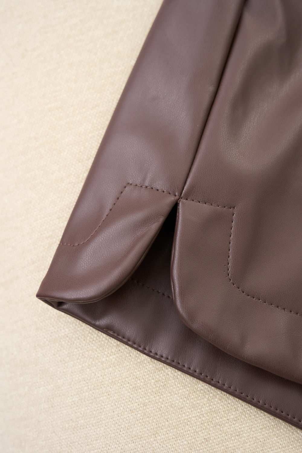 Quần sooc nữ da mềm dáng chữ A cạp chun gấu tôm