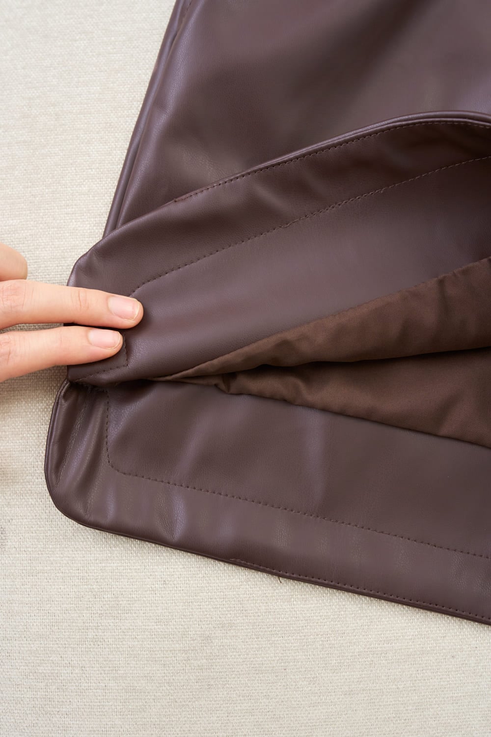 Quần sooc nữ da mềm dáng chữ A cạp chun gấu tôm