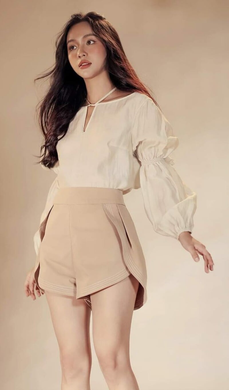 Quần giả váy short đùi