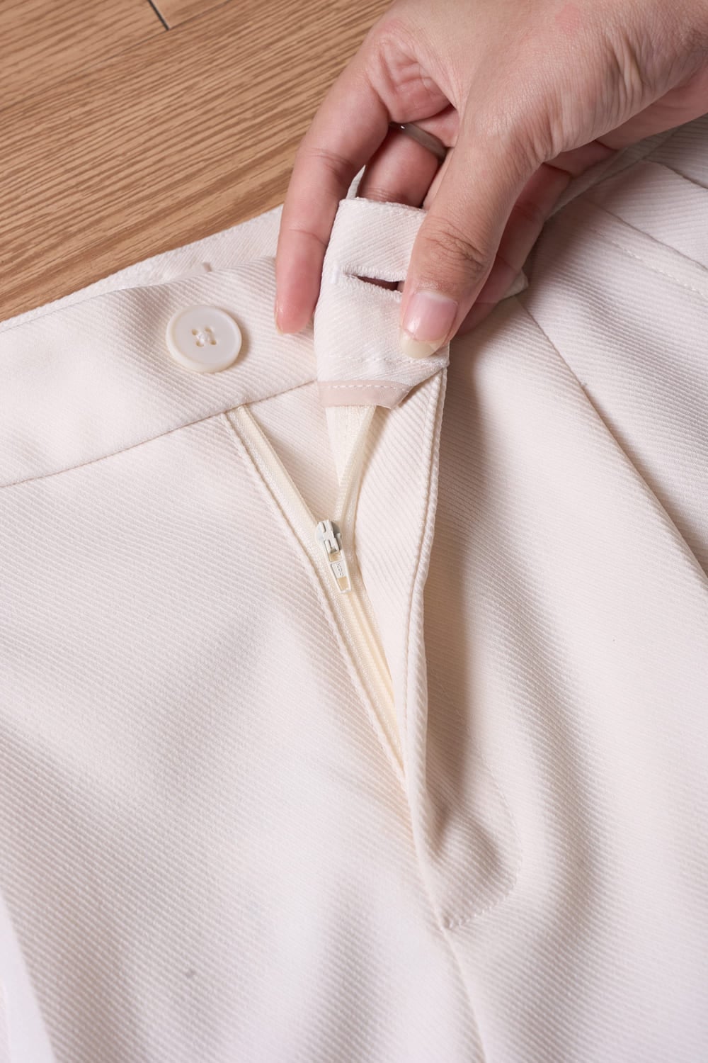 Quần short lửng cạp cao dáng A