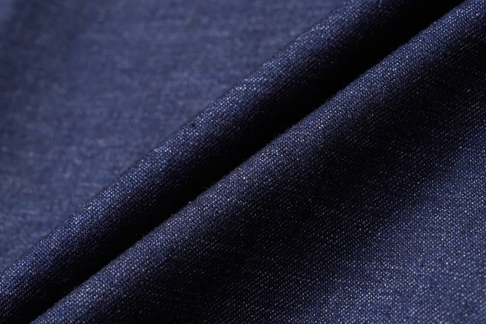 Quần suông denim túi ốp sau