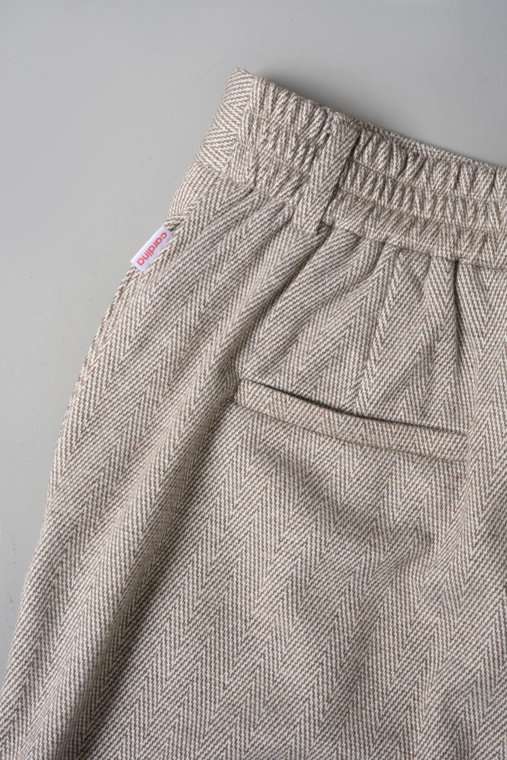 Quần Umi ống đứng họa tiết xương cá cạp cao tôn dáng