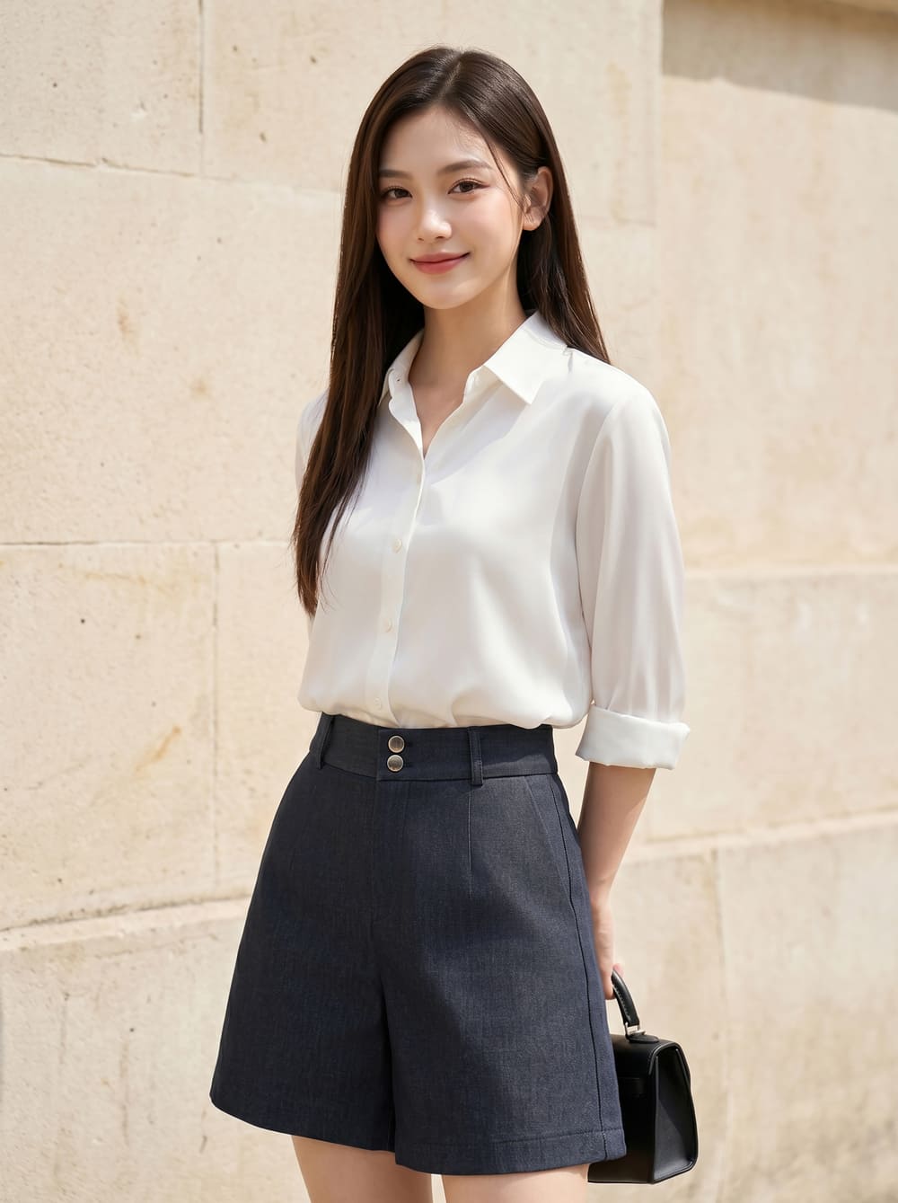 quần sooc lửng cạo cao