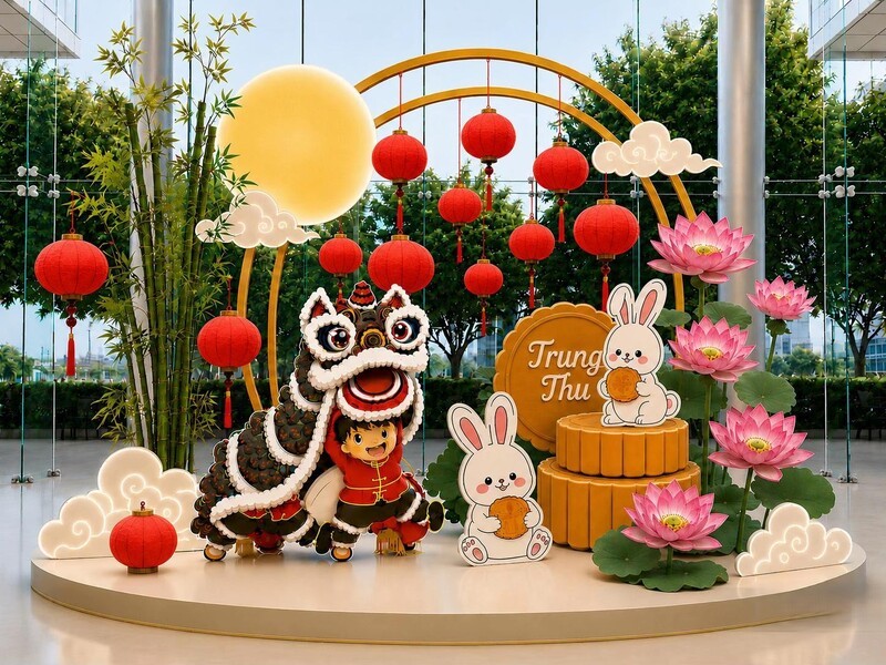 Ý tưởng trang trí Trung thu sáng tạo, đậm chất truyền thống