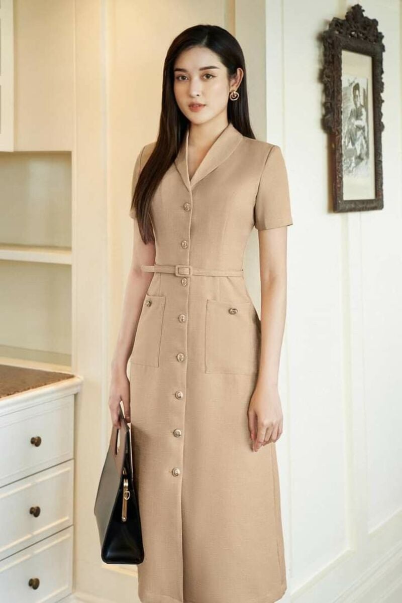 Váy Công Sở Hàn Quốc