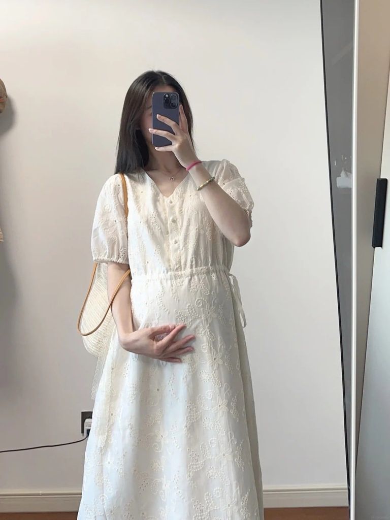 váy maxi bầu