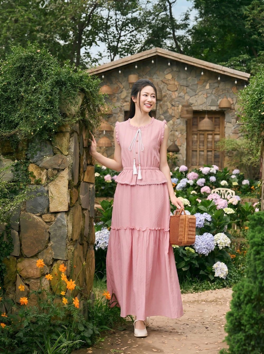 váy maxi cho người gầy