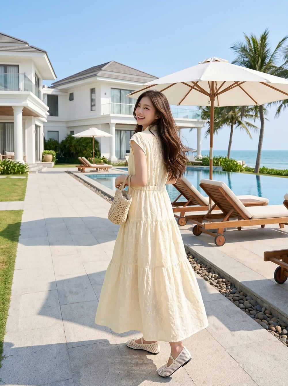 váy maxi cho người gầy