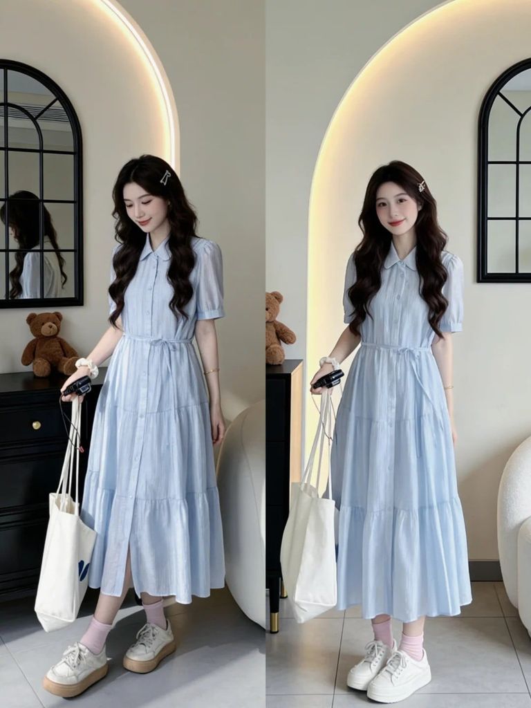 Váy tay lỡ mùa hè