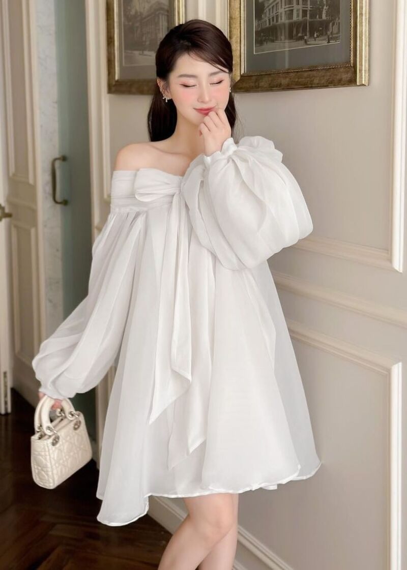 váy đầm trễ vai