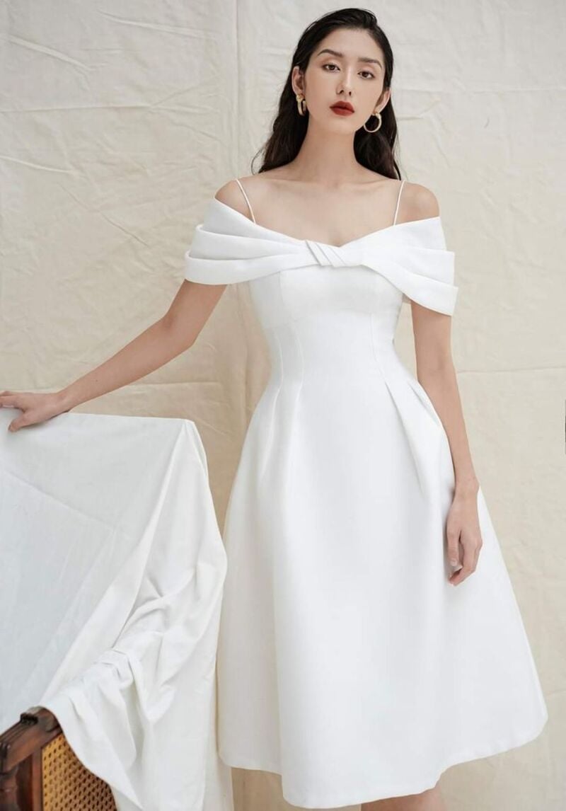 váy đầm trễ vai