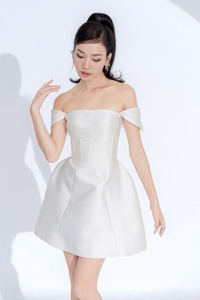 váy đầm trễ vai