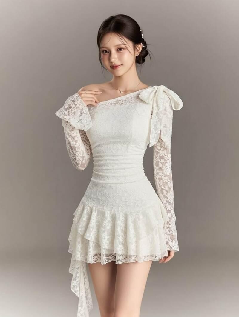 váy đầm trễ vai