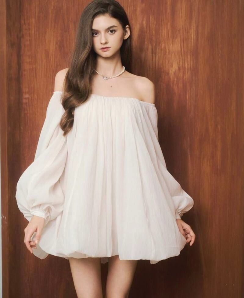 váy đầm trễ vai