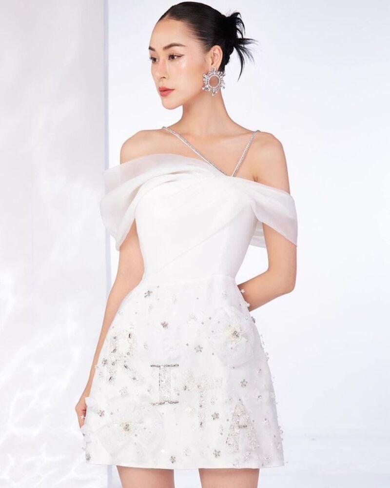 váy đầm trễ vai